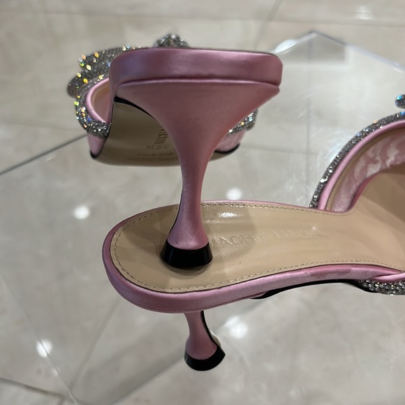 Mach & Mach Double Crystal Pointed Mule. - Picture 5 of 7